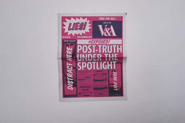 Jed Harling - Newspaper design with black and magenta two tone print