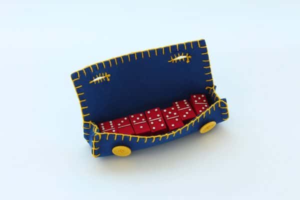 Ava Woodhouse - Sewn dice case