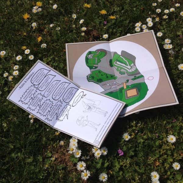 Julie Raasoch Simonsen - A circular map of a park area