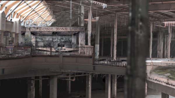 Steph Woodward - Digital scene of a derelict shopping mall