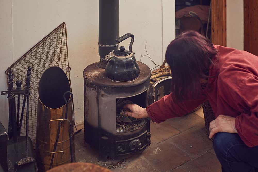 Professor Suzie Hanna stokes the fire in her home-made animation studio