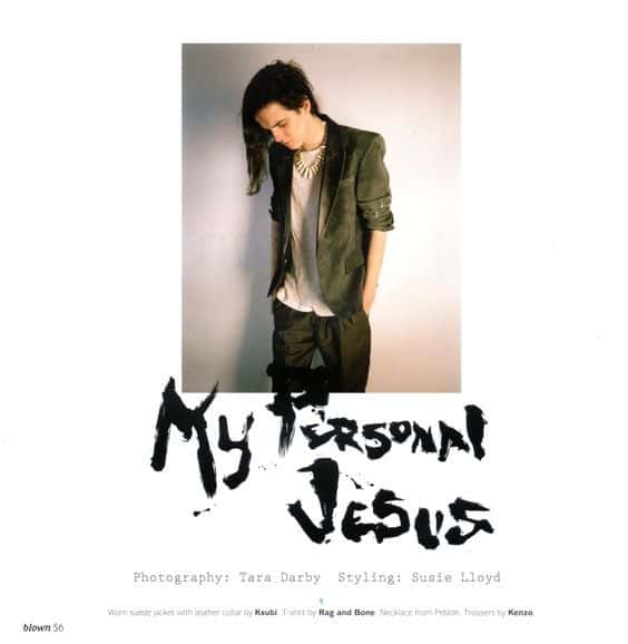  - My Personal Jesus Metal Magazine styled by Suzie Lloyd, Lecture on BA Fashion Communication and Promotion