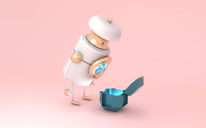 Animation artwork by BA Animation student Charles Breach showing a salt shaker character